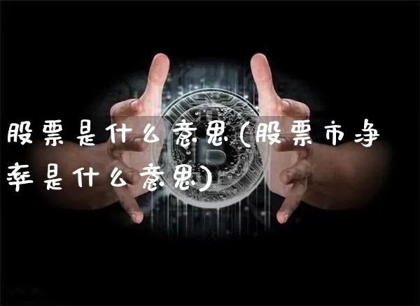 股票是什么意思(股票市净率是什么意思)_https://www.cangshenghg.com_科创板_第1张