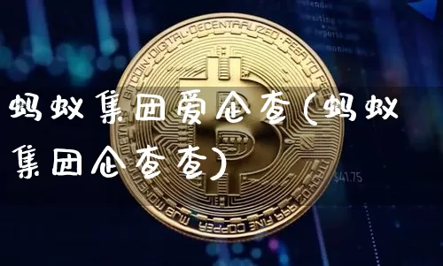 蚂蚁集团爱企查(蚂蚁集团企查查)_https://www.cangshenghg.com_科创板_第1张