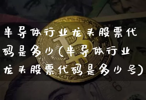 半导体行业龙头股票代码是多少(半导体行业龙头股票代码是多少号)_https://www.cangshenghg.com_A股_第1张