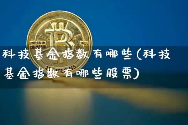 科技基金指数有哪些(科技基金指数有哪些股票)_https://www.cangshenghg.com_科创板_第1张