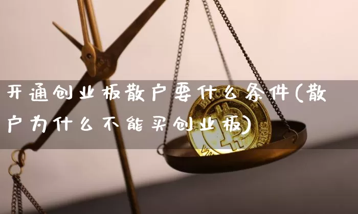 开通创业板散户要什么条件(散户为什么不能买创业板)_https://www.cangshenghg.com_A股_第1张