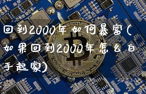 回到2000年如何暴富(如果回到2000年怎么白手起家)_https://www.cangshenghg.com_财经新闻_第1张