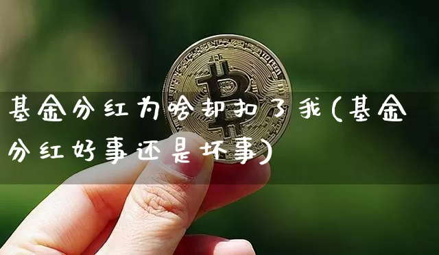基金分红为啥却扣了我(基金分红好事还是坏事)_https://www.cangshenghg.com_科创板_第1张