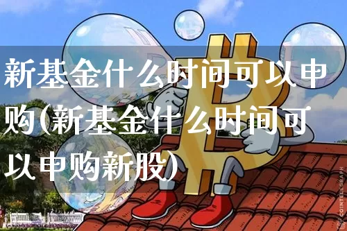 新基金什么时间可以申购(新基金什么时间可以申购新股)_https://www.cangshenghg.com_北交所_第1张