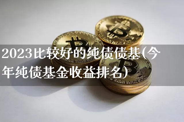 2023比较好的纯债债基(今年纯债基金收益排名)_https://www.cangshenghg.com_北交所_第1张