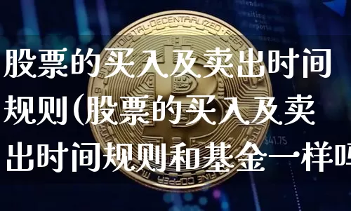 股票的买入及卖出时间规则(股票的买入及卖出时间规则和基金一样吗)_https://www.cangshenghg.com_北交所_第1张