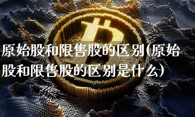 原始股和限售股的区别(原始股和限售股的区别是什么)_https://www.cangshenghg.com_A股_第1张