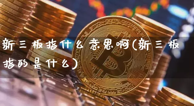 新三板指什么意思啊(新三板指的是什么)_https://www.cangshenghg.com_科创板_第1张