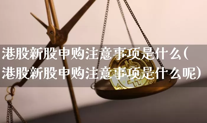 港股新股申购注意事项是什么(港股新股申购注意事项是什么呢)_https://www.cangshenghg.com_A股_第1张