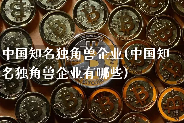 中国知名独角兽企业(中国知名独角兽企业有哪些)_https://www.cangshenghg.com_科创板_第1张