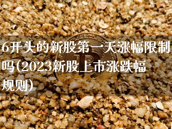 6开头的新股第一天涨幅限制吗(2023新股上市涨跌幅规则)_https://www.cangshenghg.com_A股_第1张