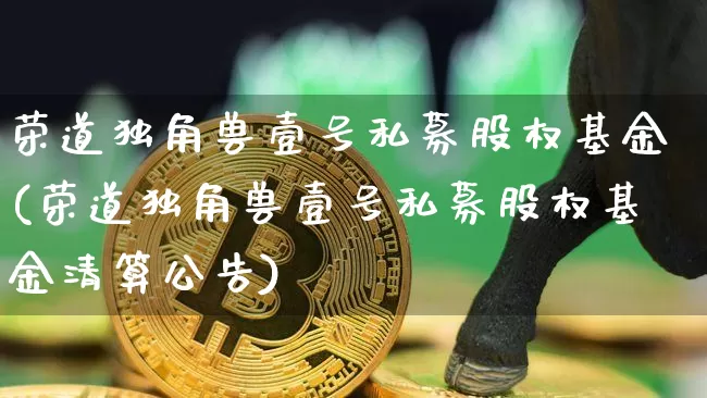 荣道独角兽壹号私募股权基金(荣道独角兽壹号私募股权基金清算公告)_https://www.cangshenghg.com_科创板_第1张