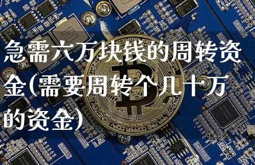 急需六万块钱的周转资金(需要周转个几十万的资金)_https://www.cangshenghg.com_北交所_第1张