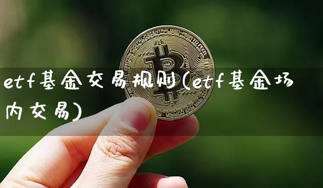 etf基金交易规则(etf基金场内交易)_https://www.cangshenghg.com_科创板_第1张