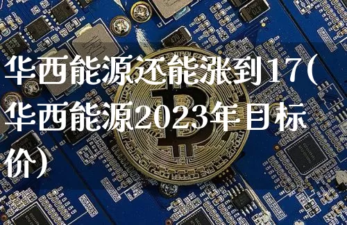 华西能源还能涨到17(华西能源2023年目标价)_https://www.cangshenghg.com_科创板_第1张