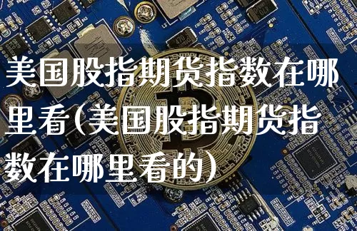 美国股指期货指数在哪里看(美国股指期货指数在哪里看的)_https://www.cangshenghg.com_创业板_第1张