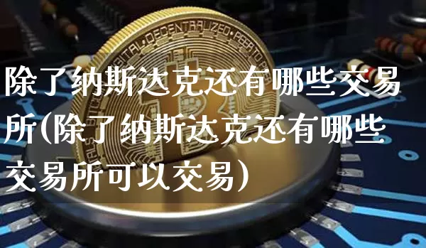 除了纳斯达克还有哪些交易所(除了纳斯达克还有哪些交易所可以交易)_https://www.cangshenghg.com_A股_第1张