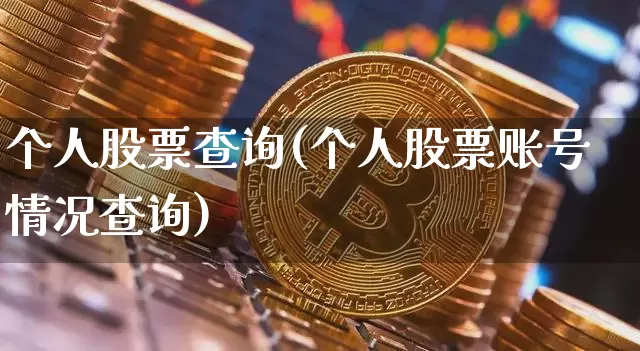 个人股票查询(个人股票账号情况查询)_https://www.cangshenghg.com_北交所_第1张