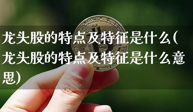 龙头股的特点及特征是什么(龙头股的特点及特征是什么意思)_https://www.cangshenghg.com_创业板_第1张