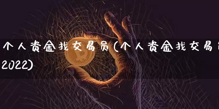 个人资金找交易员(个人资金找交易员2022)_https://www.cangshenghg.com_财经新闻_第1张