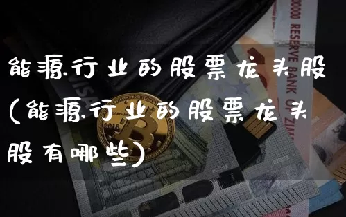 能源行业的股票龙头股(能源行业的股票龙头股有哪些)_https://www.cangshenghg.com_科创板_第1张