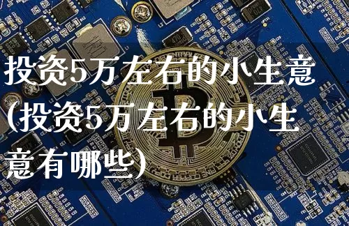 投资5万左右的小生意(投资5万左右的小生意有哪些)_https://www.cangshenghg.com_科创板_第1张