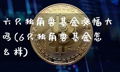 六只独角兽基金涨幅大吗(6只独角兽基金怎么样)_https://www.cangshenghg.com_A股_第1张