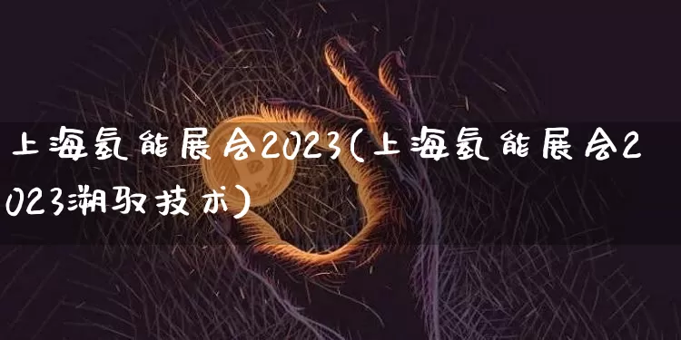 上海氢能展会2023(上海氢能展会2023溯驭技术)_https://www.cangshenghg.com_北交所_第1张