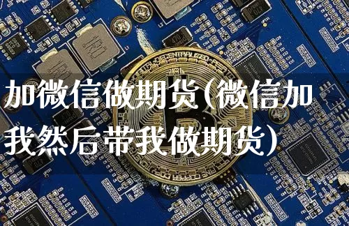 加微信做期货(微信加我然后带我做期货)_https://www.cangshenghg.com_科创板_第1张
