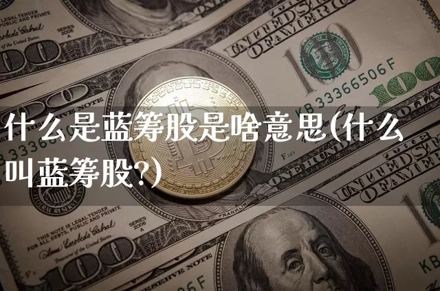 什么是蓝筹股是啥意思(什么叫蓝筹股?)_https://www.cangshenghg.com_财经新闻_第1张