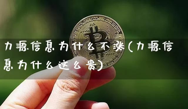 力源信息为什么不涨(力源信息为什么这么贵)_https://www.cangshenghg.com_北交所_第1张