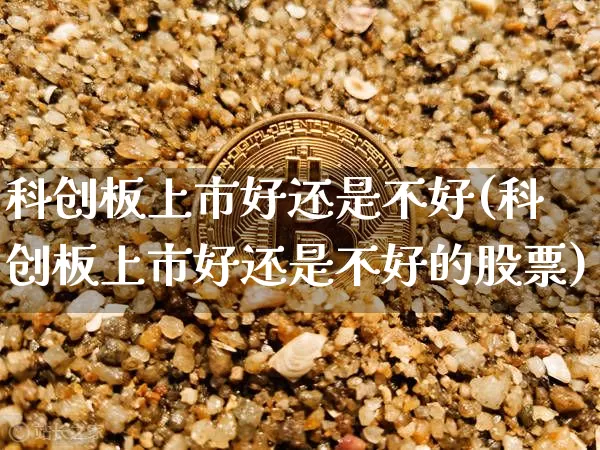 科创板上市好还是不好(科创板上市好还是不好的股票)_https://www.cangshenghg.com_创业板_第1张