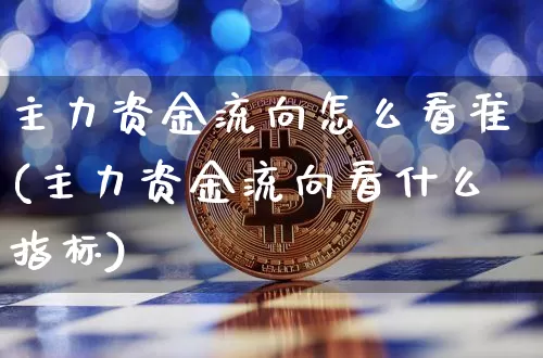 主力资金流向怎么看准(主力资金流向看什么指标)_https://www.cangshenghg.com_北交所_第1张