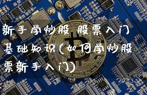 新手学炒股 股票入门基础知识(如何学炒股票新手入门)_https://www.cangshenghg.com_财经新闻_第1张