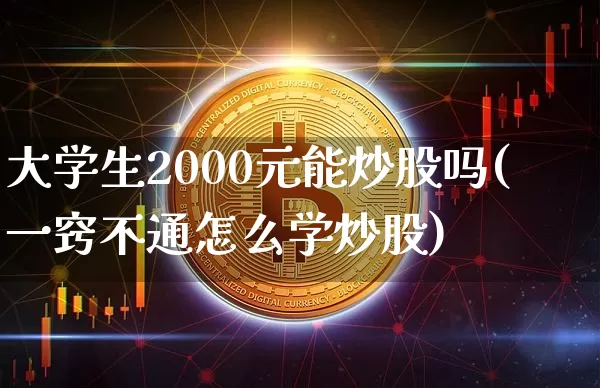 大学生2000元能炒股吗(一窍不通怎么学炒股)_https://www.cangshenghg.com_北交所_第1张