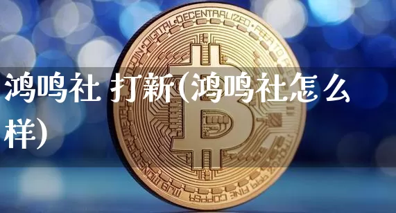鸿鸣社 打新(鸿鸣社怎么样)_https://www.cangshenghg.com_财经新闻_第1张