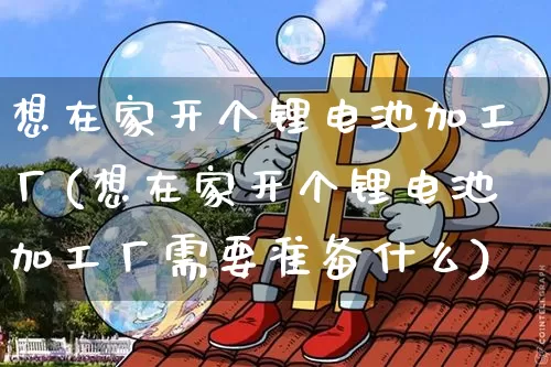 想在家开个锂电池加工厂(想在家开个锂电池加工厂需要准备什么)_https://www.cangshenghg.com_北交所_第1张