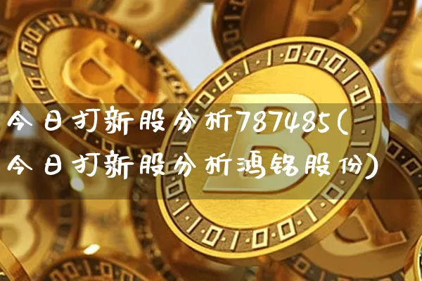 今日打新股分析787485(今日打新股分析鸿铭股份)_https://www.cangshenghg.com_科创板_第1张