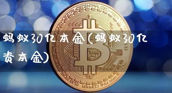 蚂蚁30亿本金(蚂蚁30亿资本金)_https://www.cangshenghg.com_创业板_第1张