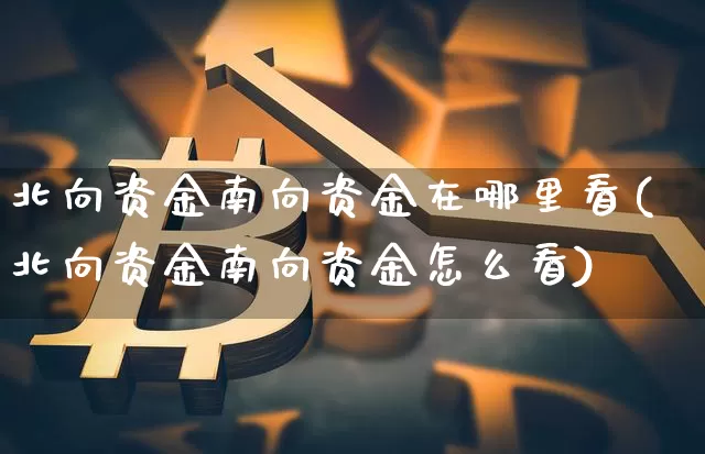 北向资金南向资金在哪里看(北向资金南向资金怎么看)_https://www.cangshenghg.com_科创板_第1张