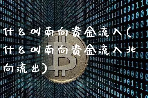 什么叫南向资金流入(什么叫南向资金流入北向流出)_https://www.cangshenghg.com_财经新闻_第1张