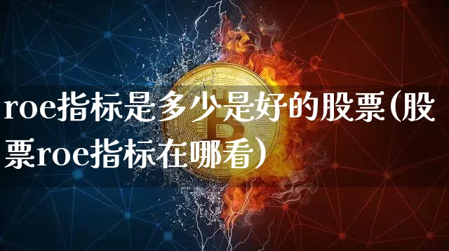 roe指标是多少是好的股票(股票roe指标在哪看)_https://www.cangshenghg.com_北交所_第1张