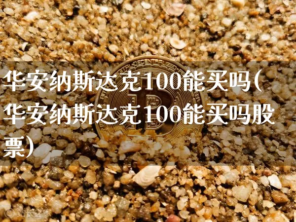 华安纳斯达克100能买吗(华安纳斯达克100能买吗股票)_https://www.cangshenghg.com_北交所_第1张