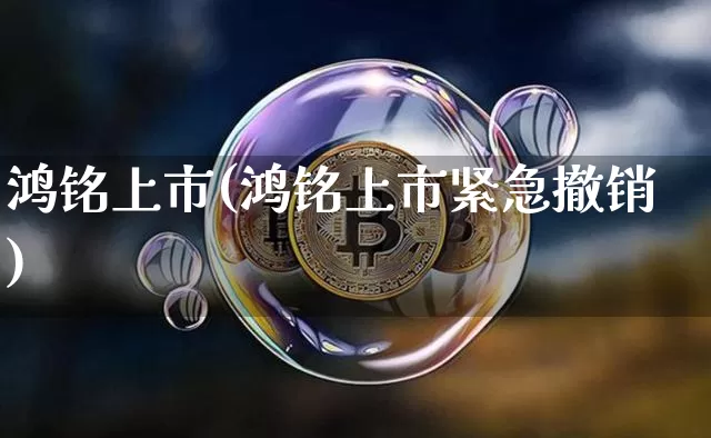 鸿铭上市(鸿铭上市紧急撤销)_https://www.cangshenghg.com_科创板_第1张