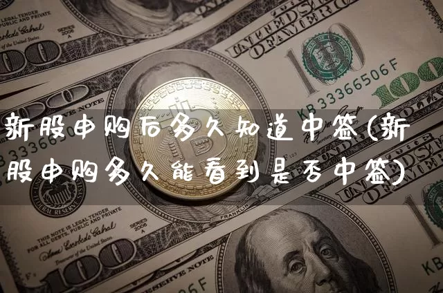 新股申购后多久知道中签(新股申购多久能看到是否中签)_https://www.cangshenghg.com_A股_第1张