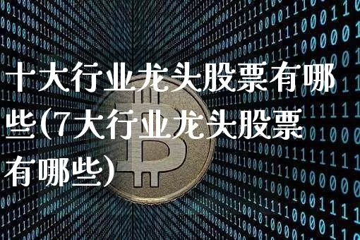 十大行业龙头股票有哪些(7大行业龙头股票有哪些)_https://www.cangshenghg.com_北交所_第1张