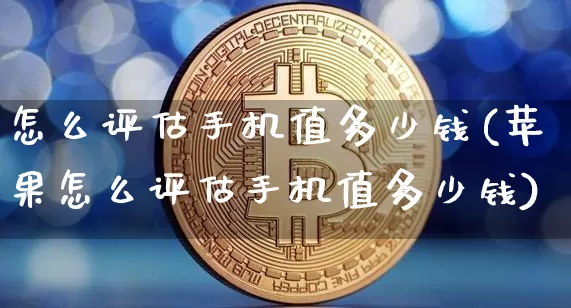 怎么评估手机值多少钱(苹果怎么评估手机值多少钱)_https://www.cangshenghg.com_科创板_第1张