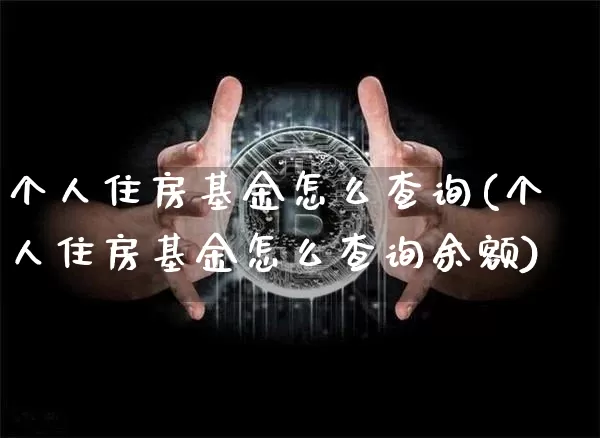 个人住房基金怎么查询(个人住房基金怎么查询余额)_https://www.cangshenghg.com_创业板_第1张