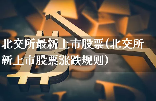 北交所最新上市股票(北交所新上市股票涨跌规则)_https://www.cangshenghg.com_北交所_第1张