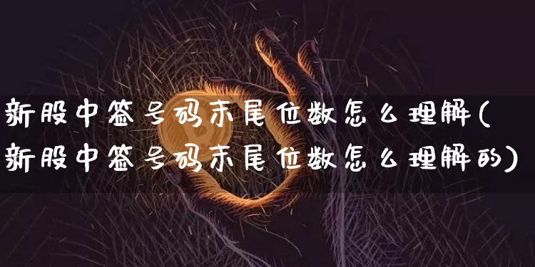 新股中签号码末尾位数怎么理解(新股中签号码末尾位数怎么理解的)_https://www.cangshenghg.com_科创板_第1张